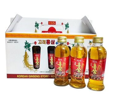 NƯỚC HỒNG SÂM CHAI CÓ CỦ KGS